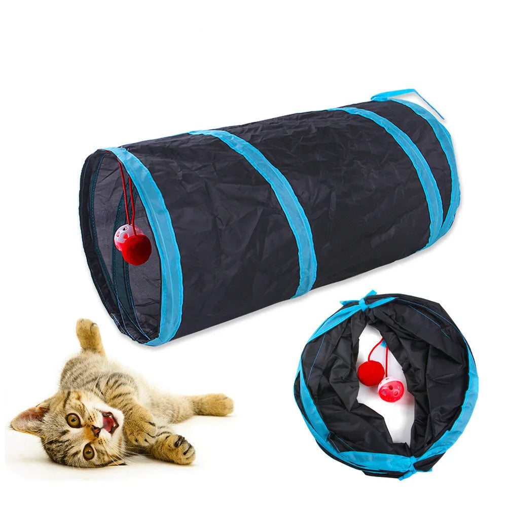 Foldable Breathable Pet Tunnel Toy