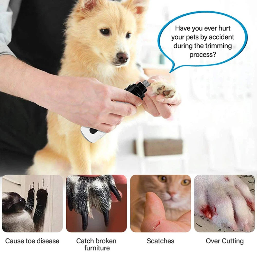 Cortaúñas y limas de uñas eléctricas para perros