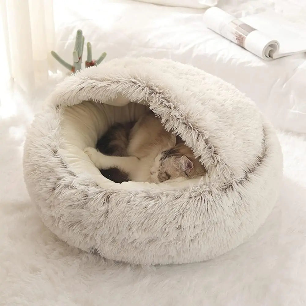 2-in-1 Plush Pet Bed