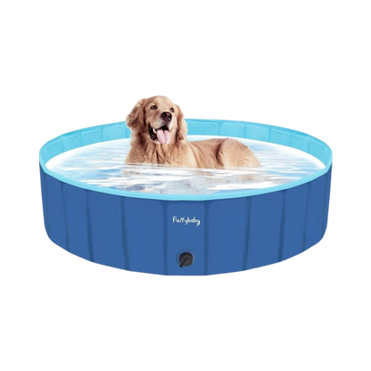 Piscina plegable para perros para exteriores 