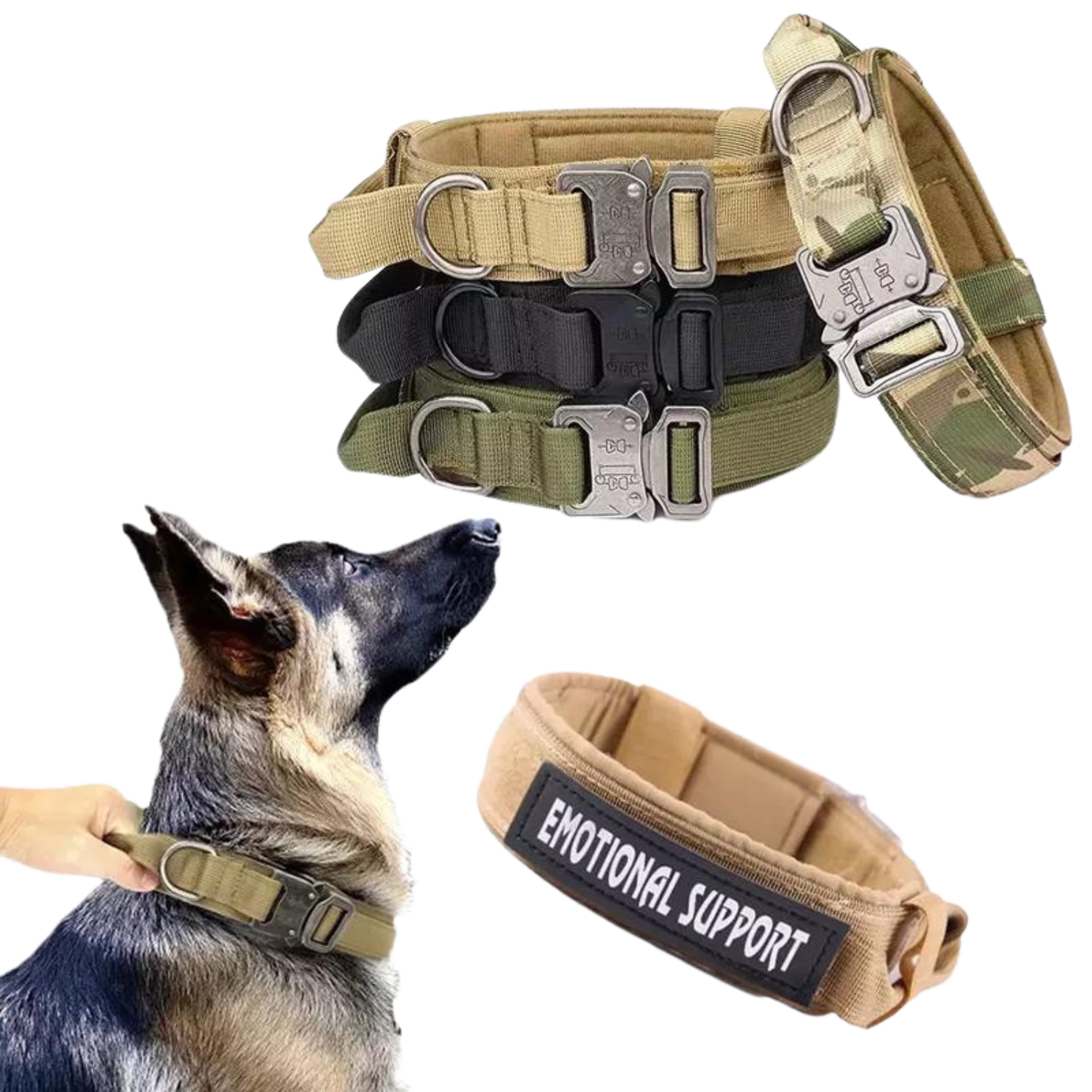 Adjustable Tactical Dog Collar