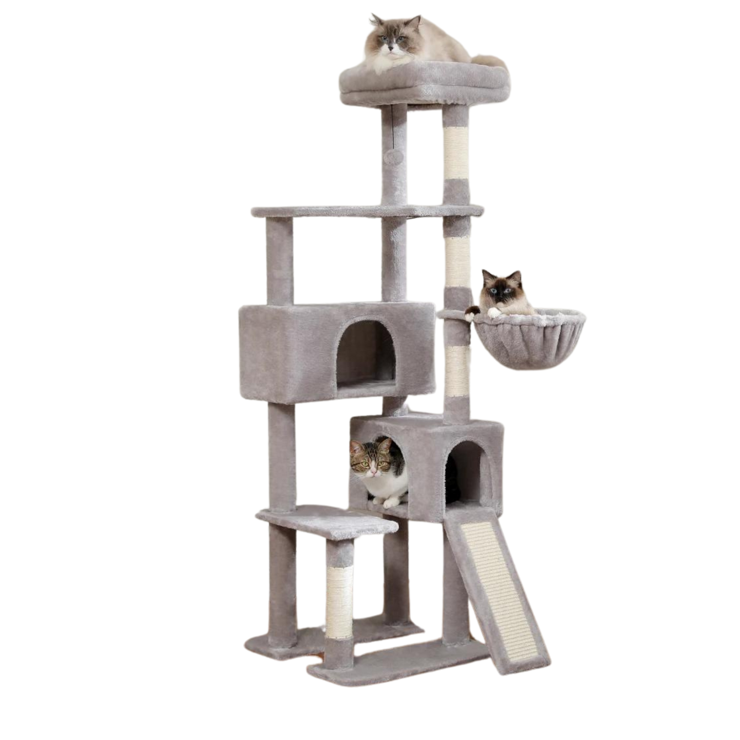 Multi-Level Cat Tree with Scratching Post