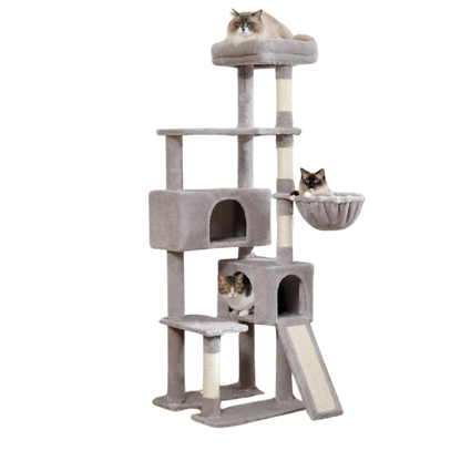 Multi-Level Cat Tree with Scratching Post