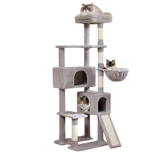 Multi-Level Cat Tree with Scratching Post