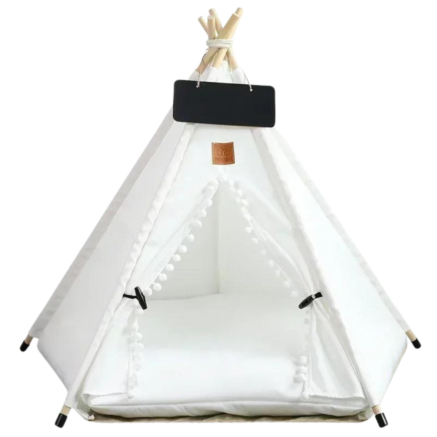 Portable Pet Teepee Tent with Cushion