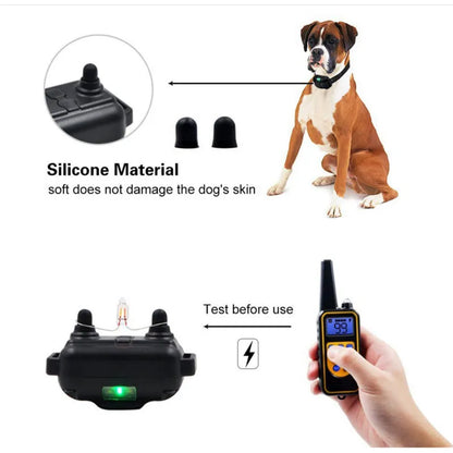 Rechargeable Waterproof Dog Training Collar