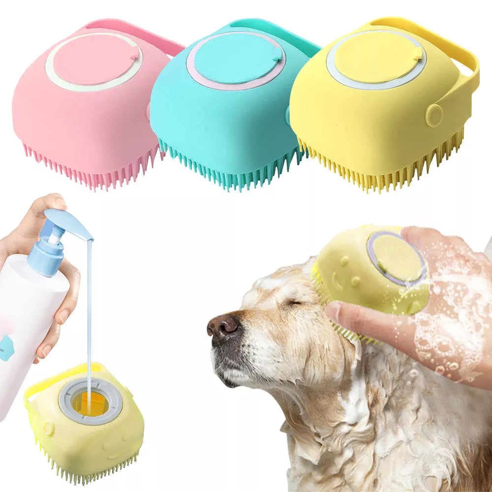 Soft Silicon Pet Bath Brush