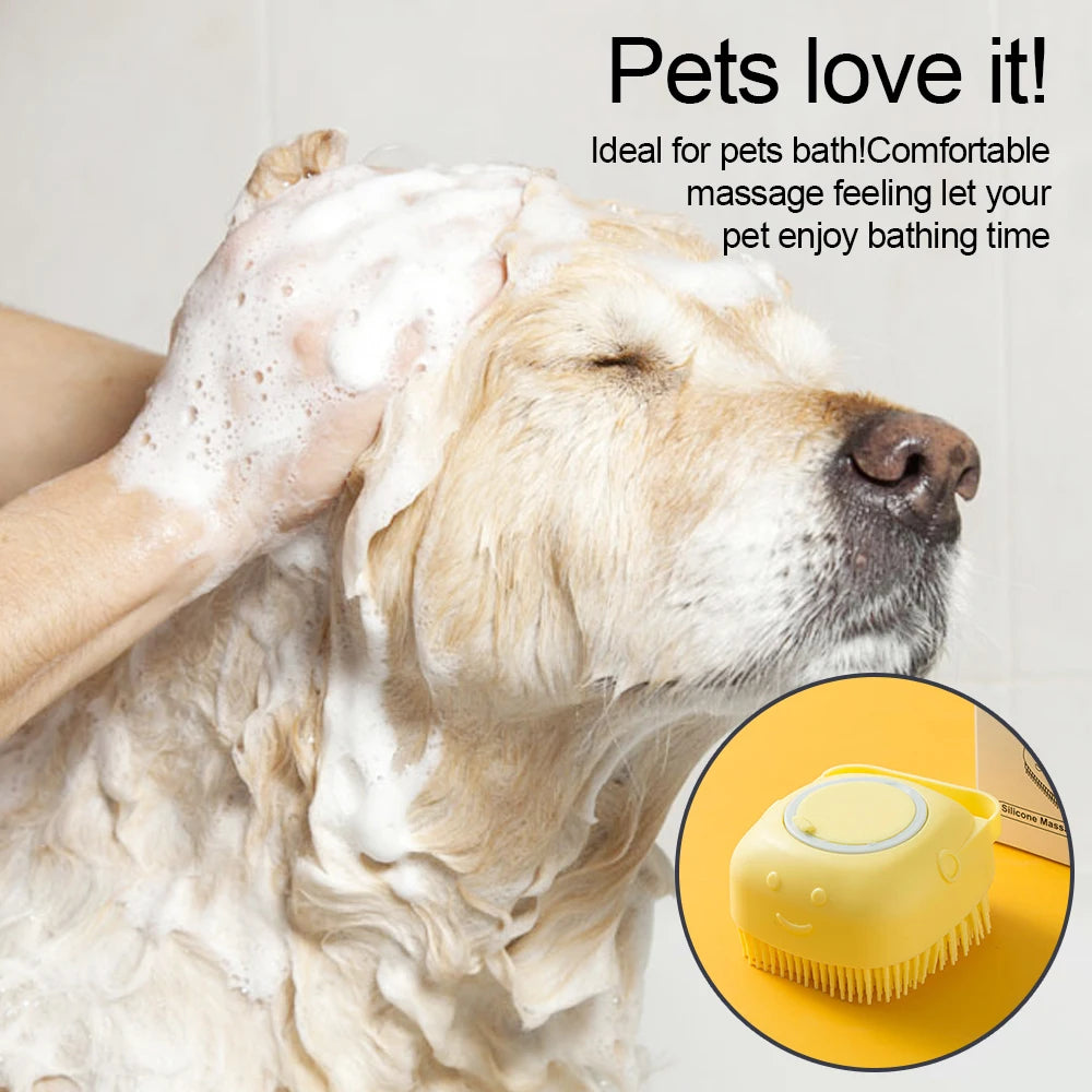 Soft Silicon Pet Bath Brush