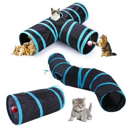 Foldable Breathable Pet Tunnel Toy