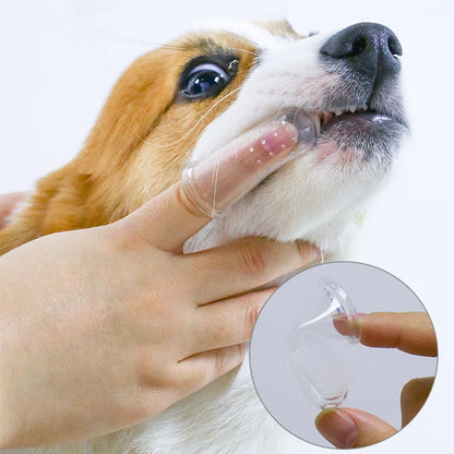 Pet Finger Toothbrush for Cleaning