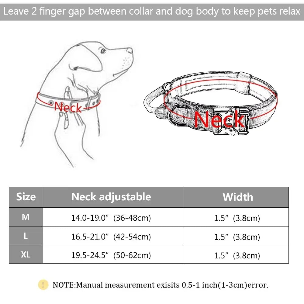 Adjustable Tactical Dog Collar