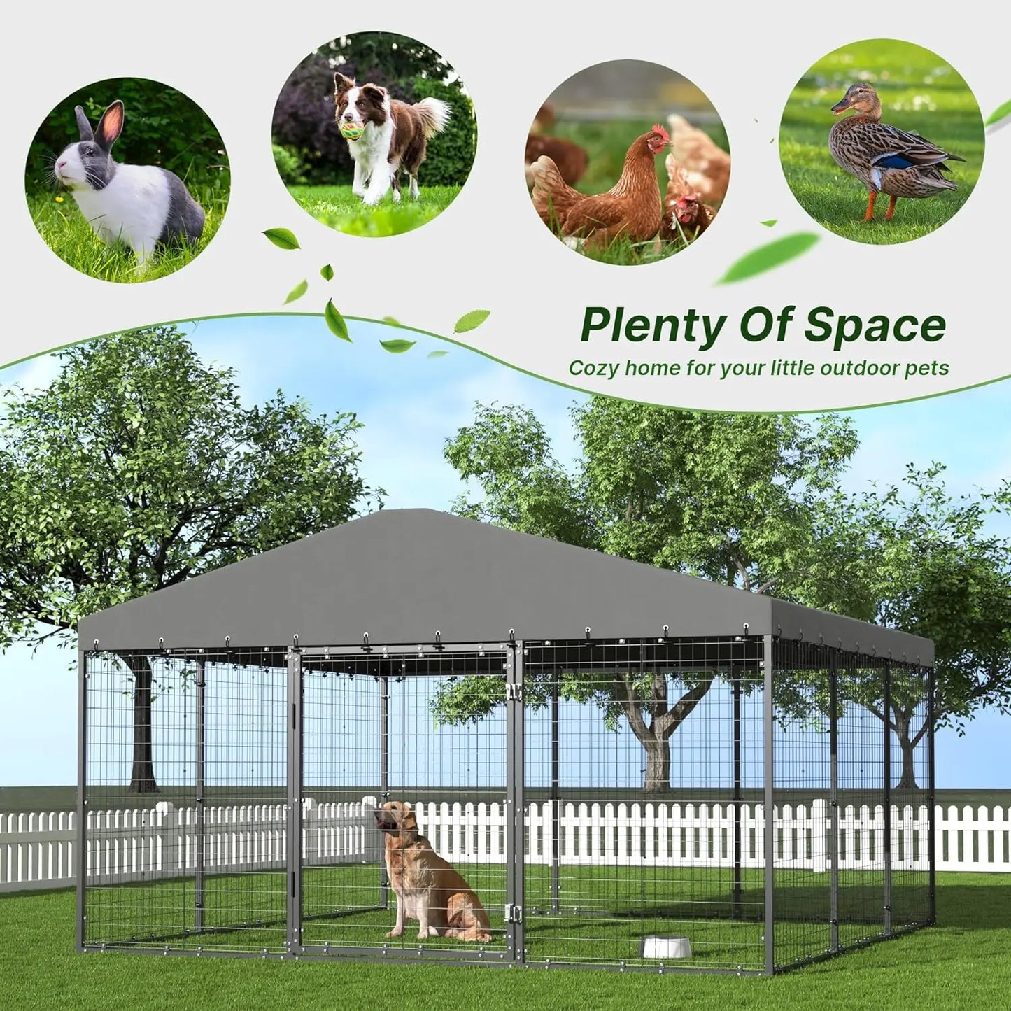 Large Heavy Duty Outdoor Dog Kennel