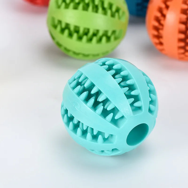 Natural Rubber Chewable Ball Toys for Pets