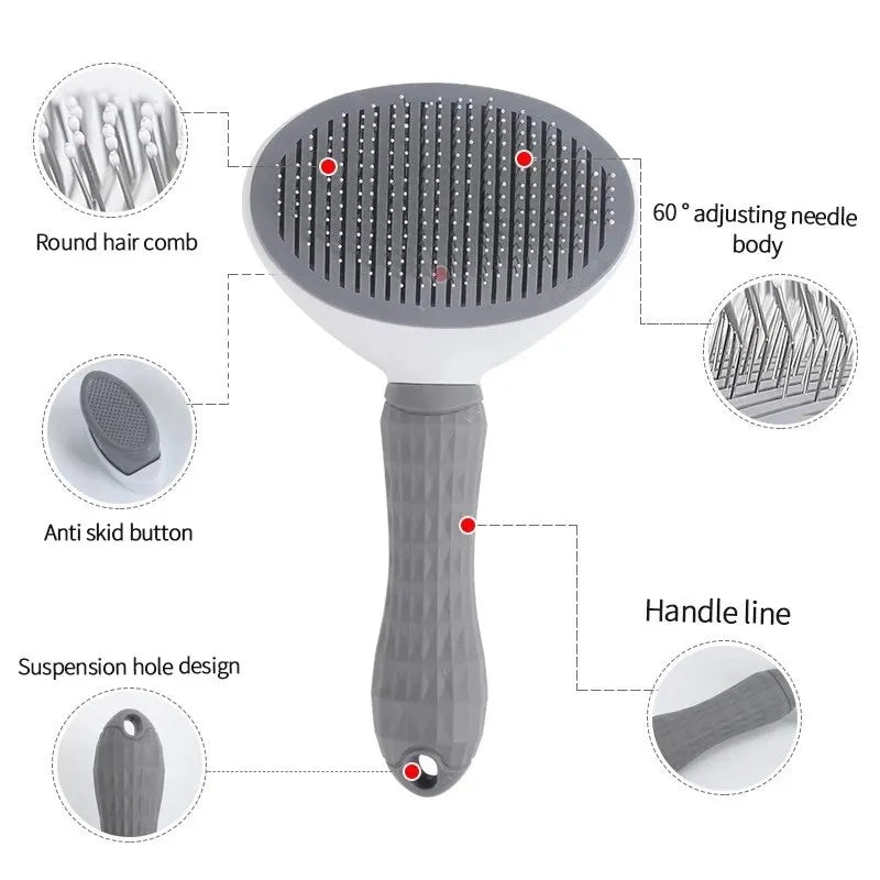 Pet Brush Comb Self Cleaning Pet Hair Remover Brush