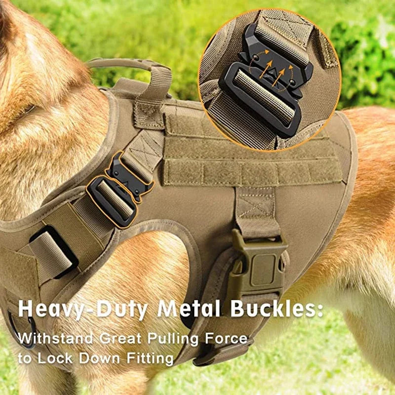 Reflective Tactical Dog Harness