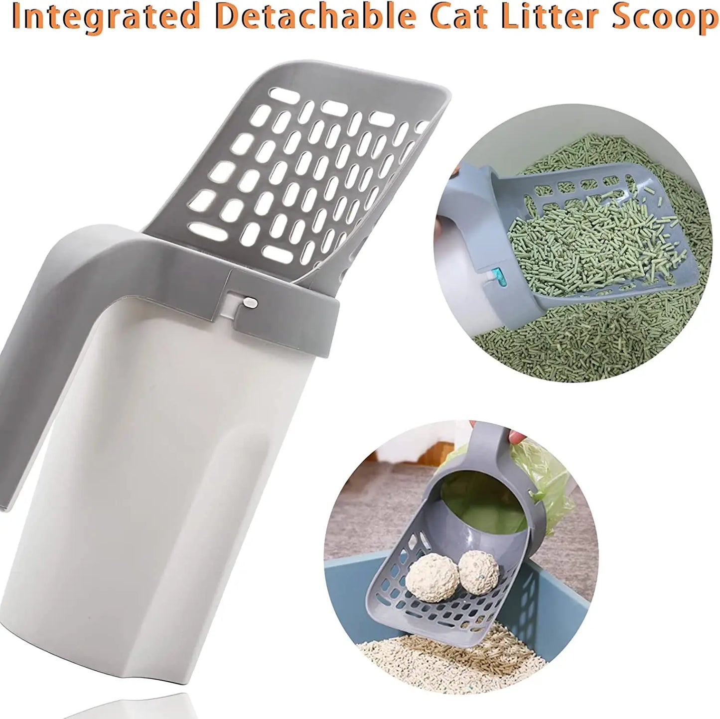 Self-Cleaning Pet Litter Scoop