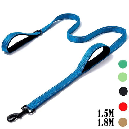 Double-layer Side Reflective Traction Dog Leash