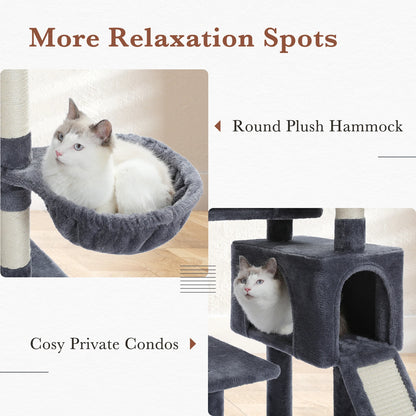 Multi-Level Cat Tree with Scratching Post