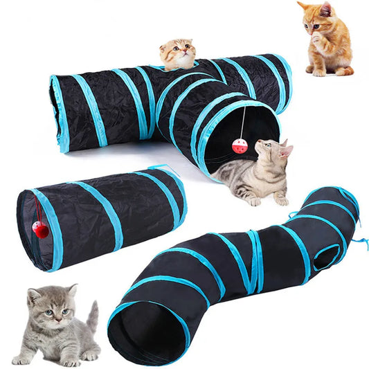 Foldable Breathable Pet Tunnel Toy