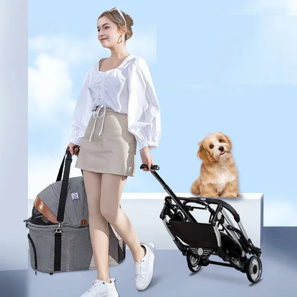 Detachable Aluminum Pet Stroller