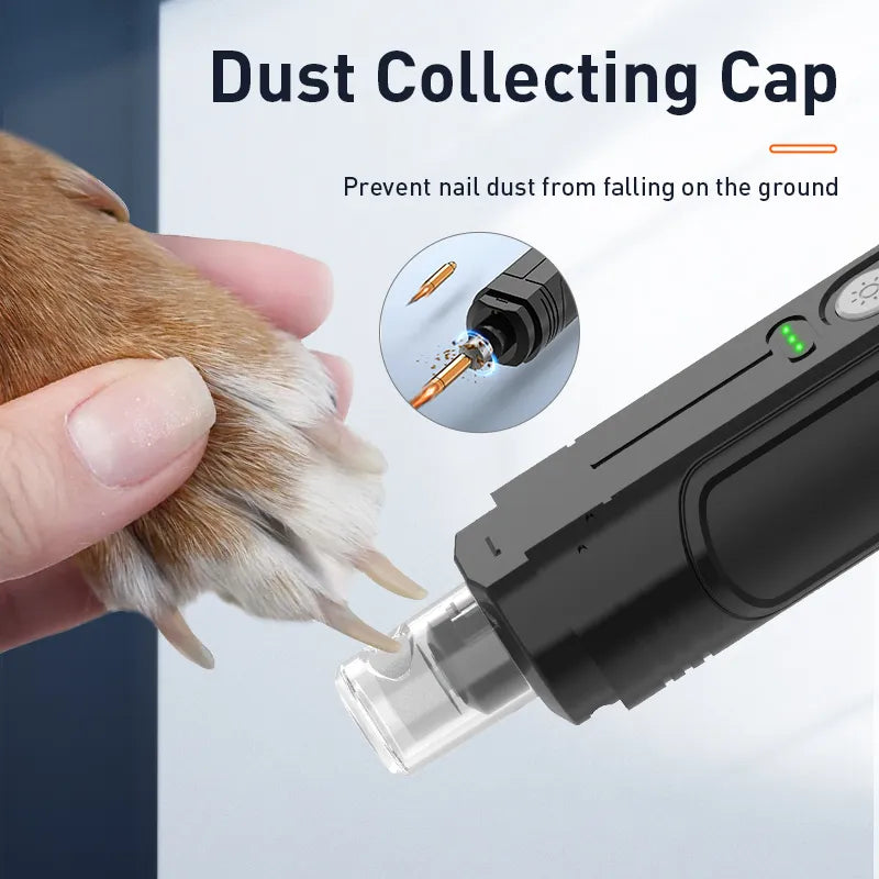 Electric Pet Nail Grinder with LED Lights