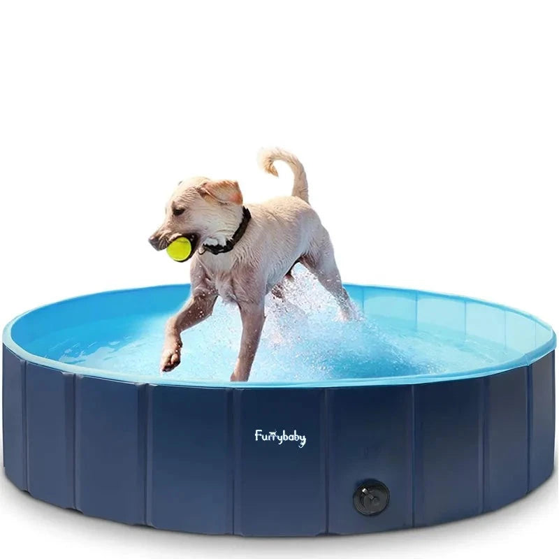 Piscina plegable para perros para exteriores 