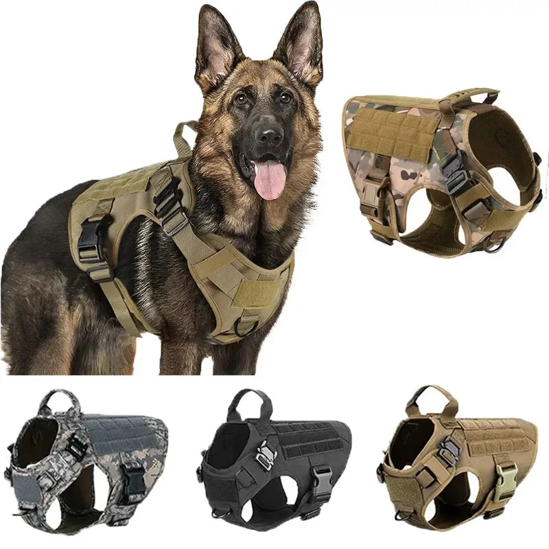 Reflective Tactical Dog Harness