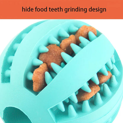 Natural Rubber Chewable Ball Toys for Pets