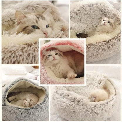 2-in-1 Plush Pet Bed