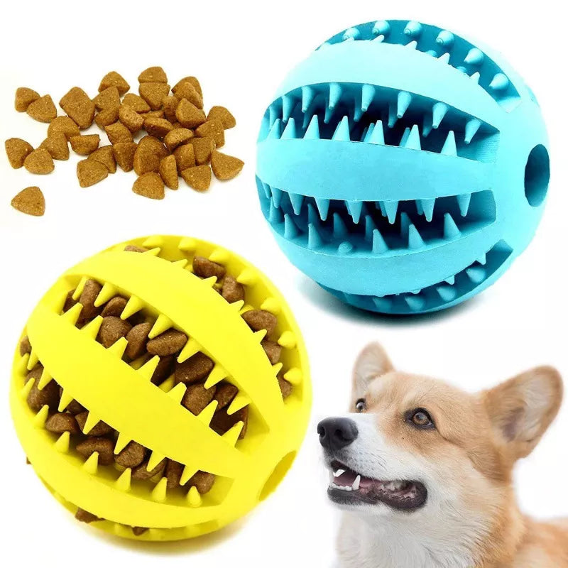 Natural Rubber Chewable Ball Toys for Pets